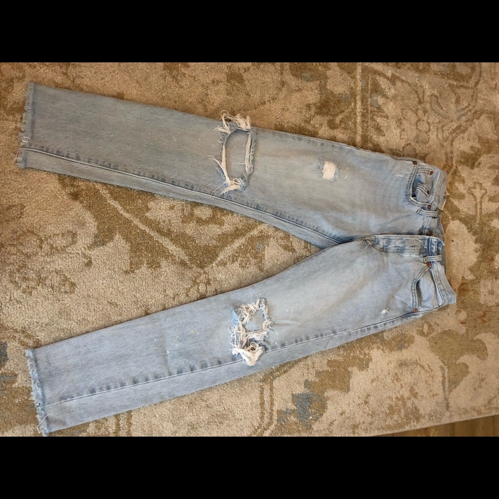 Levi’s 501 skinny crop. Size 24.